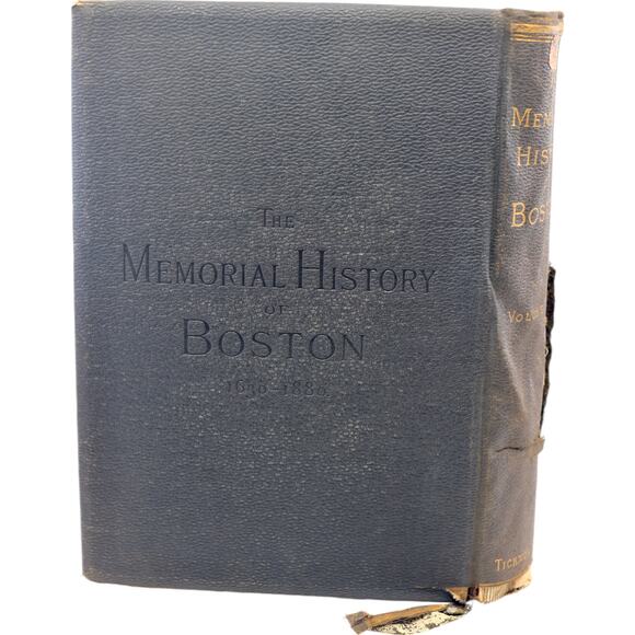 The Memorial History of Boston Vol. IV 1630-1880 Hardcover Book - Picture 4 of 16